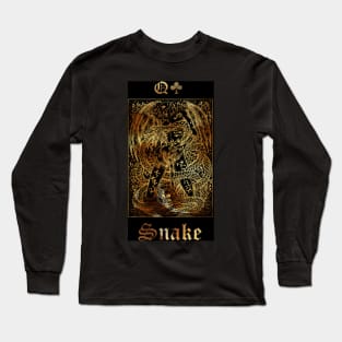 Snake. Lenormand Gothic Mysteries Design. Long Sleeve T-Shirt